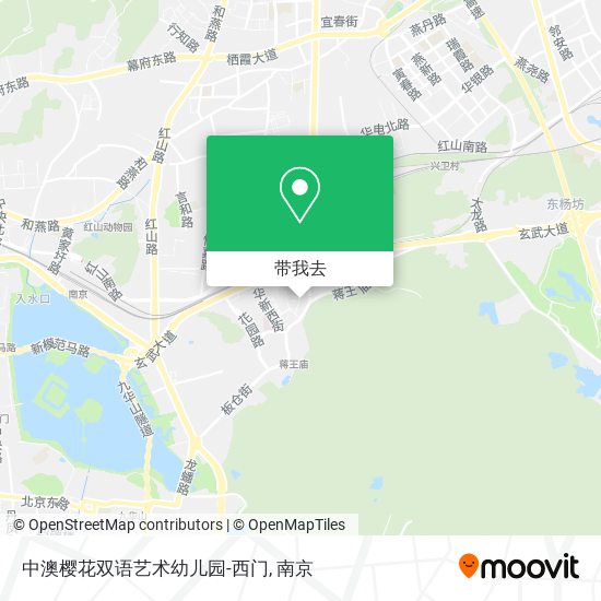 中澳樱花双语艺术幼儿园-西门地图