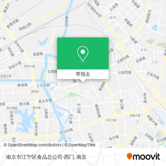 南京市江宁区食品总公司-西门地图