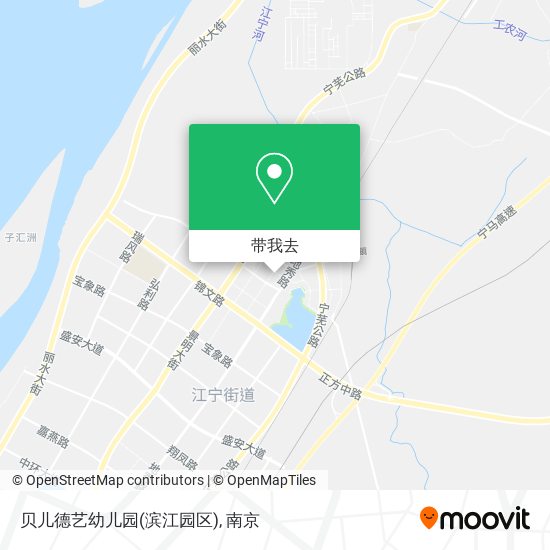 贝儿德艺幼儿园(滨江园区)地图