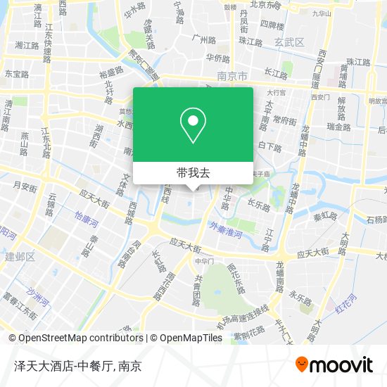 泽天大酒店-中餐厅地图