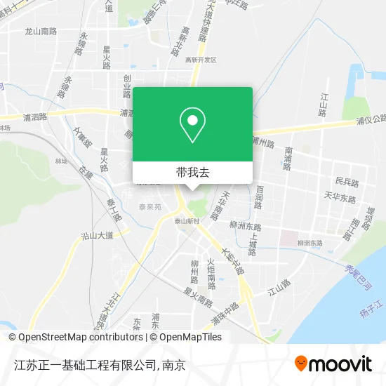 江苏正一基础工程有限公司地图