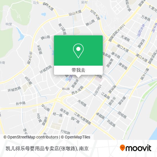 凯儿得乐母婴用品专卖店(张墩路)地图