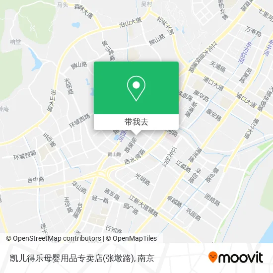 凯儿得乐母婴用品专卖店(张墩路)地图