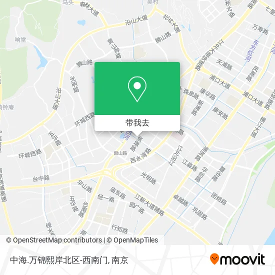 中海.万锦熙岸北区-西南门地图