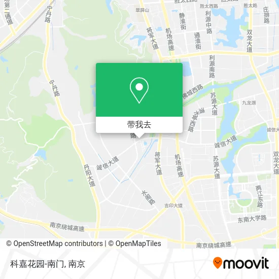 科嘉花园-南门地图