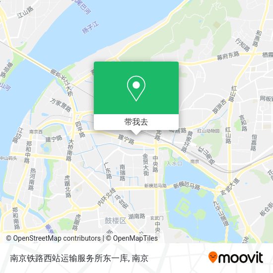 南京铁路西站运输服务所东一库地图