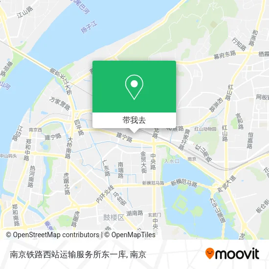 南京铁路西站运输服务所东一库地图