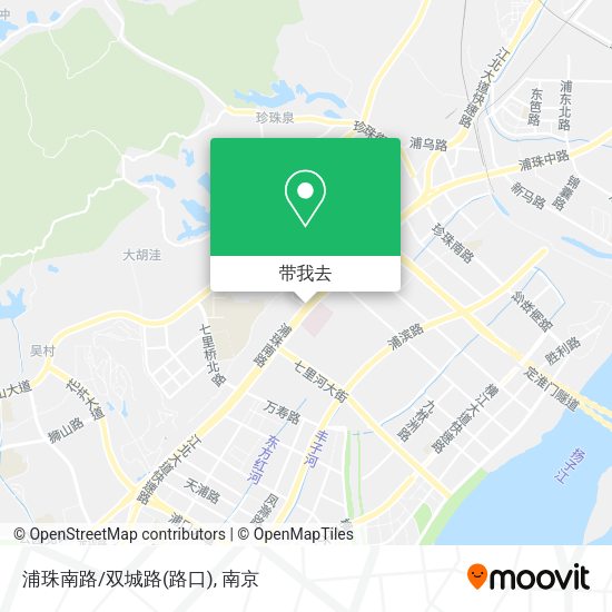浦珠南路/双城路(路口)地图