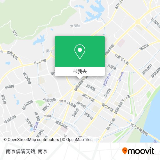 南京偶隅宾馆地图