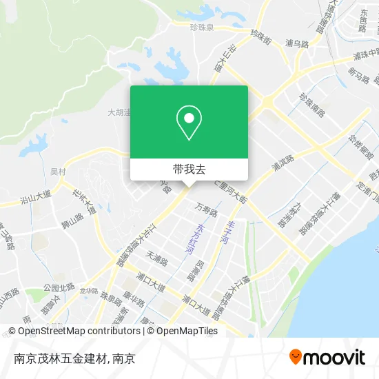 南京茂林五金建材地图