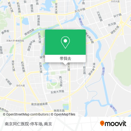 南京同仁医院-停车场地图