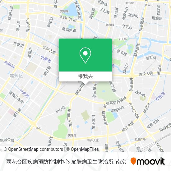 雨花台区疾病预防控制中心-皮肤病卫生防治所地图