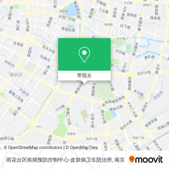 雨花台区疾病预防控制中心-皮肤病卫生防治所地图