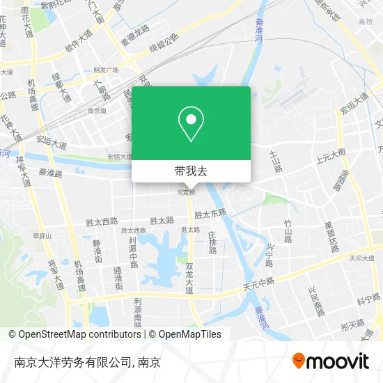 南京大洋劳务有限公司地图