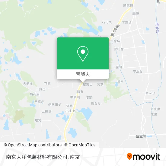 南京大洋包装材料有限公司地图