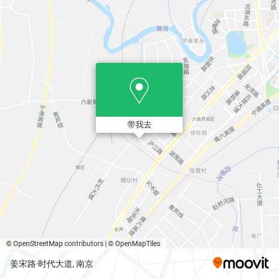 姜宋路·时代大道地图