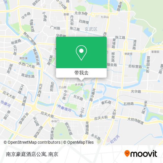 南京豪庭酒店公寓地图