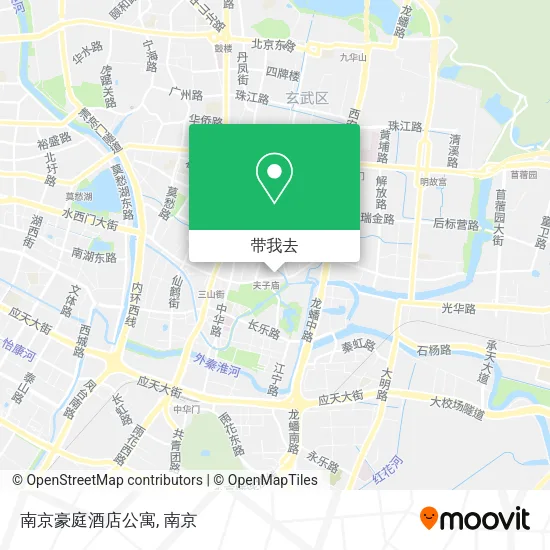 南京豪庭酒店公寓地图