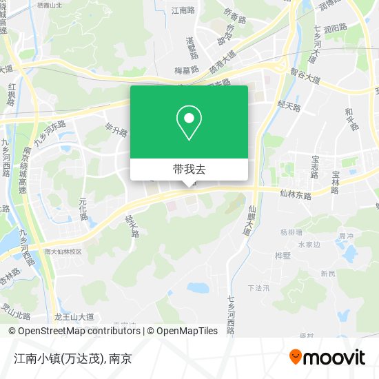江南小镇(万达茂)地图