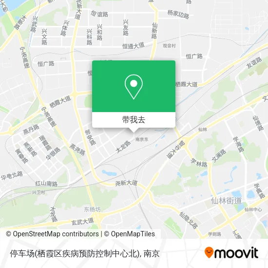 停车场(栖霞区疾病预防控制中心北)地图