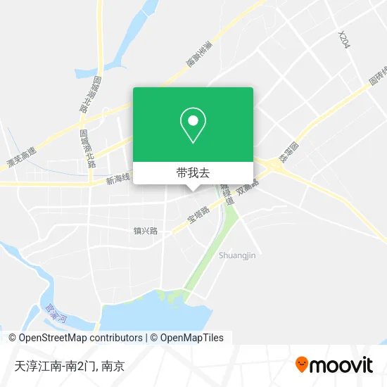 天淳江南-南2门地图