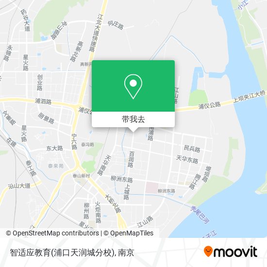 智适应教育(浦口天润城分校)地图