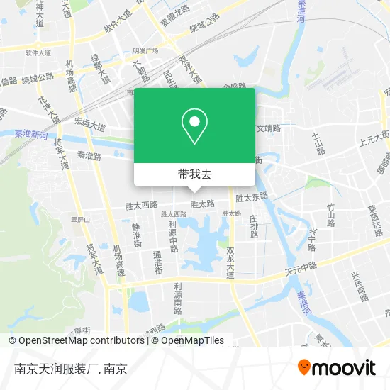 南京天润服装厂地图
