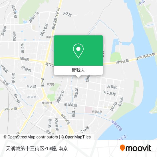 天润城第十三街区-13幢地图