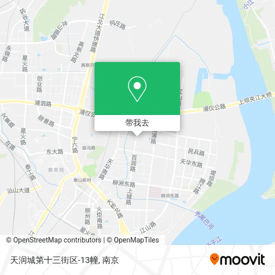 天润城第十三街区-13幢地图