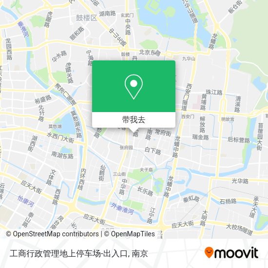 工商行政管理地上停车场-出入口地图