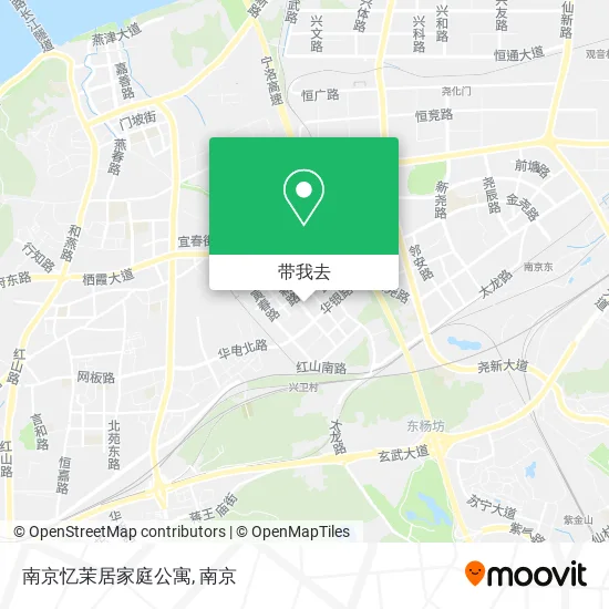 南京忆茉居家庭公寓地图