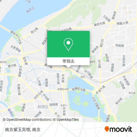 南京紫玉宾馆地图