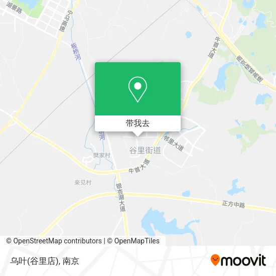 乌叶(谷里店)地图