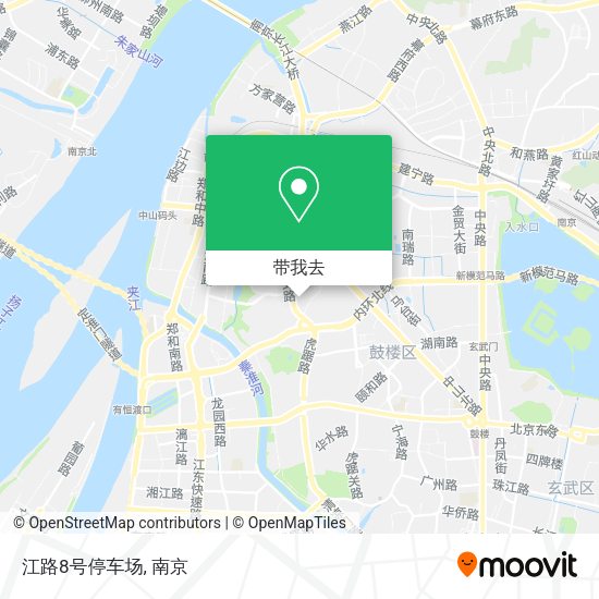 江路8号停车场地图