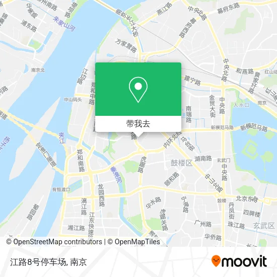 江路8号停车场地图