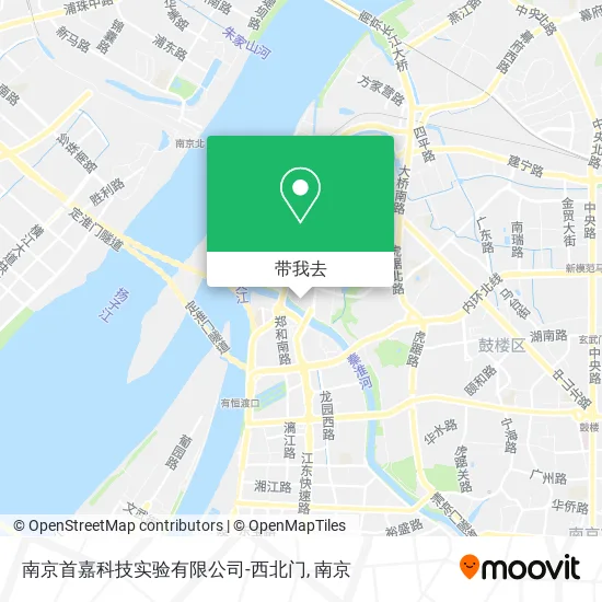 南京首嘉科技实验有限公司-西北门地图