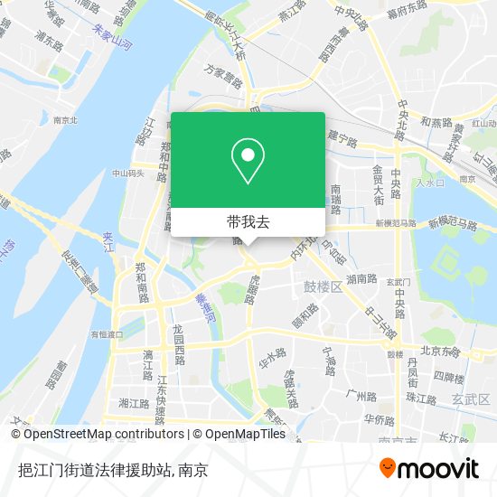 挹江门街道法律援助站地图