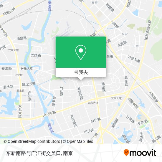 东新南路与广汇街交叉口地图