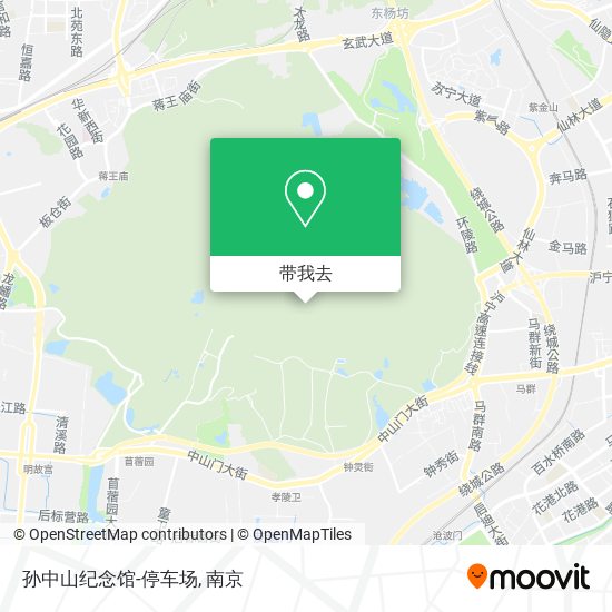 孙中山纪念馆-停车场地图