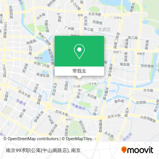 南京99求职公寓(中山南路店)地图