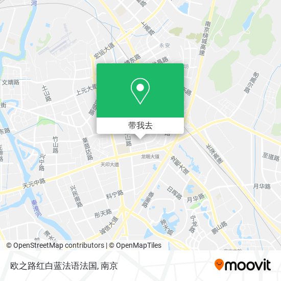 欧之路红白蓝法语法国地图