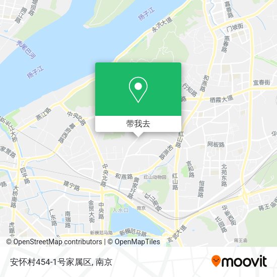安怀村454-1号家属区地图