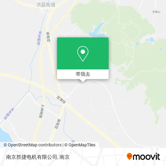 南京胜捷电机有限公司地图