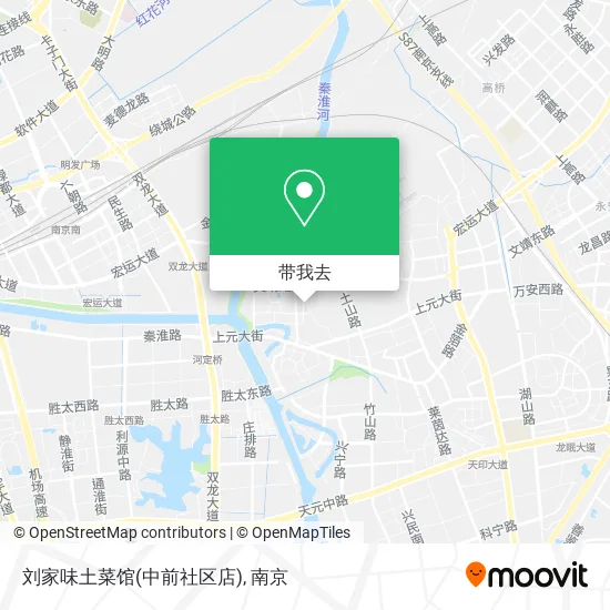 刘家味土菜馆(中前社区店)地图