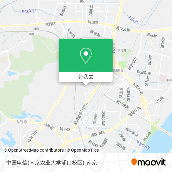 中国电信(南京农业大学浦口校区)地图