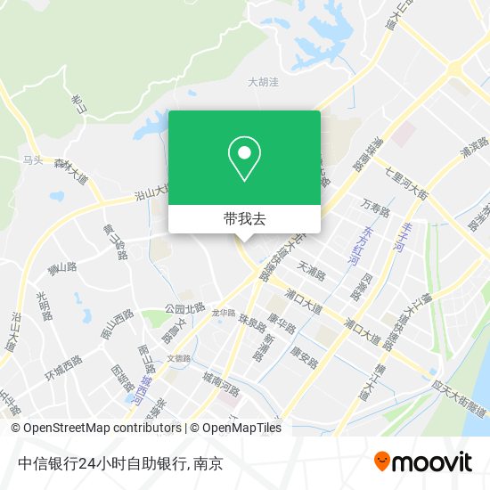 中信银行24小时自助银行地图
