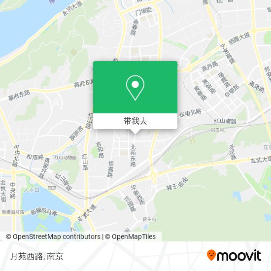 月苑西路地图