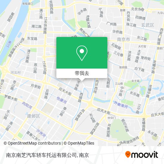 南京南芝汽车轿车托运有限公司地图
