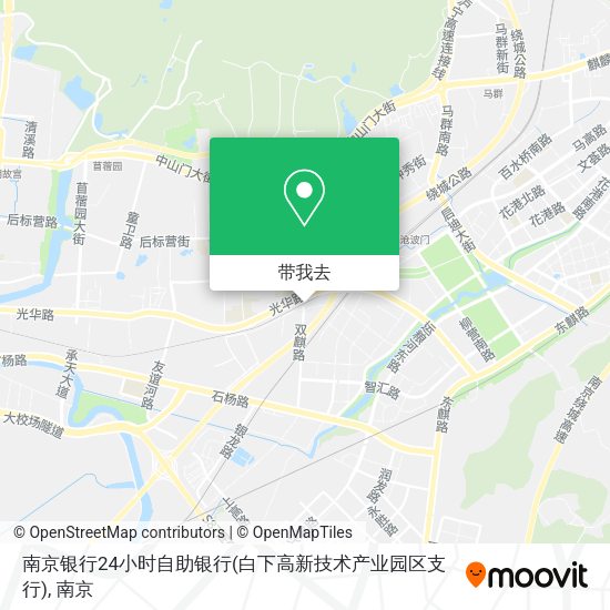 南京银行24小时自助银行(白下高新技术产业园区支行)地图