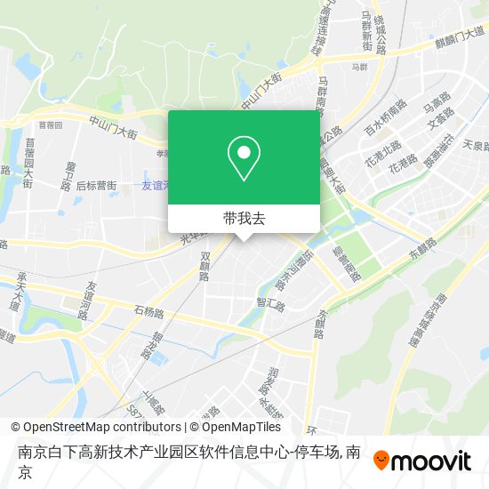 南京白下高新技术产业园区软件信息中心-停车场地图
